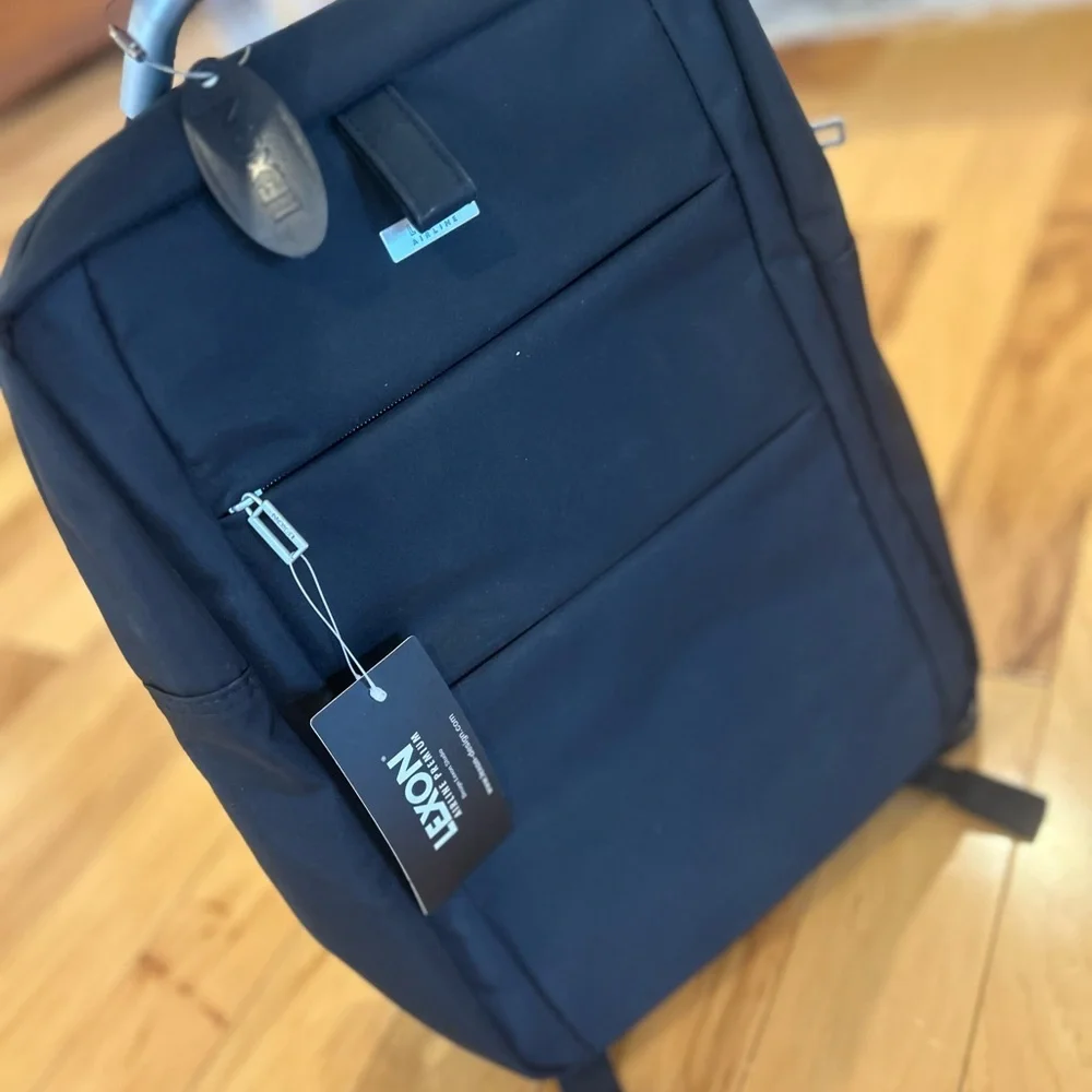 NWT Lexcon Microfiber Airline Premium Laptop Backback Carry On Bag